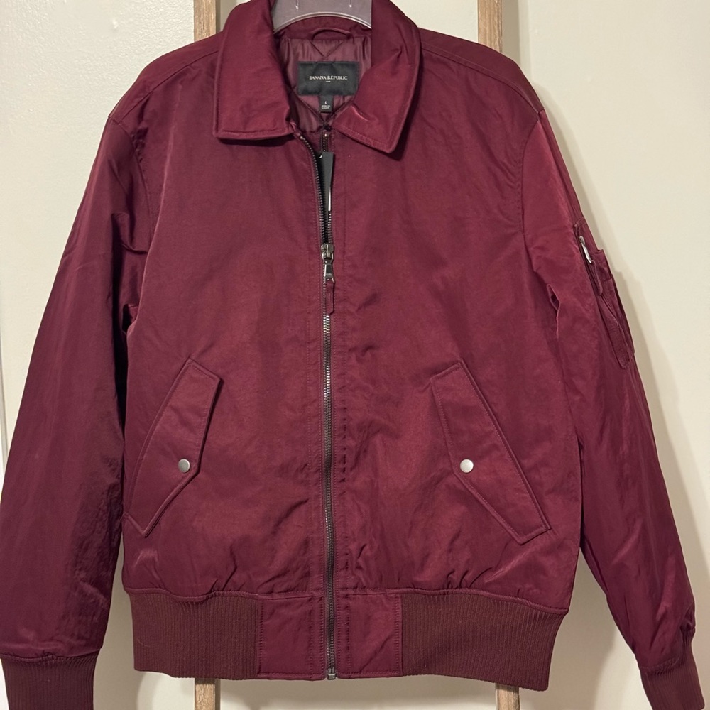 Men’s Banana Republic Bomber jacket size Large